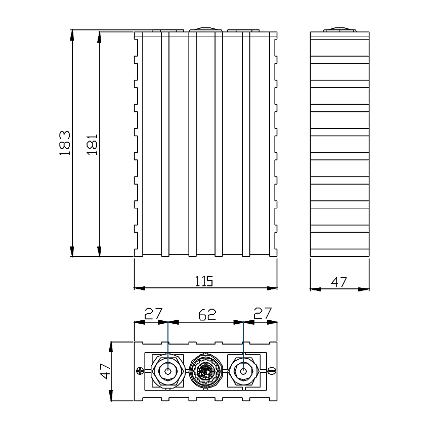 TSWB-LYP40AHA 3.2V 40Ah Lifepo4 lithium battery Prismatic Cell