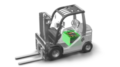Second-generation lithium battery for industrial vehicles