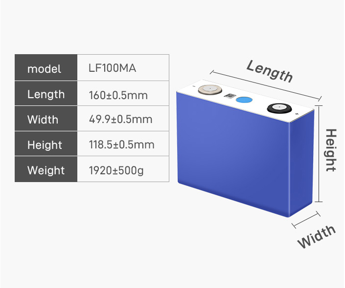 EVE 100Ah grade A rechargeable LF100 lifepo4 battery cells batterie lithium lifepo4battery