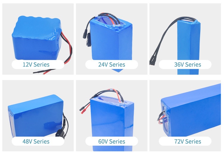 Ebike battery: 36V 48V 72V lithium ion battery