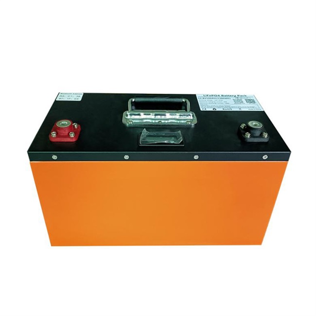 12.8V 100AH-Metal-LCD LiFePO4 Battery