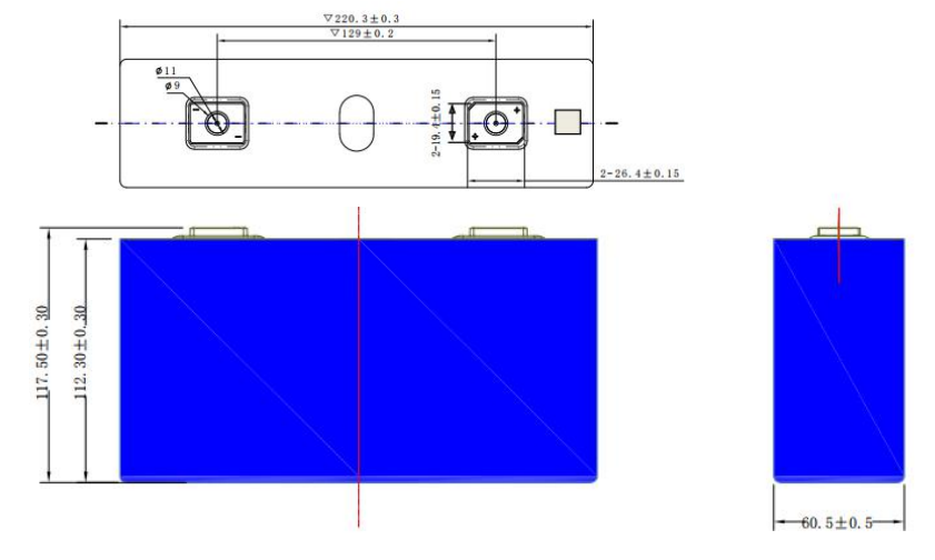 3.2V 150Ah battery