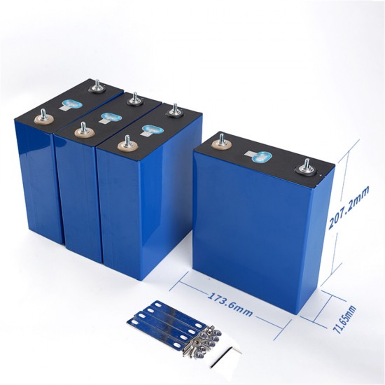 Grade A+ CATL 3.2V 280Ah 3.2V LiFePO4 Prismatic Battery Cell Laser Welded Terminal Stud