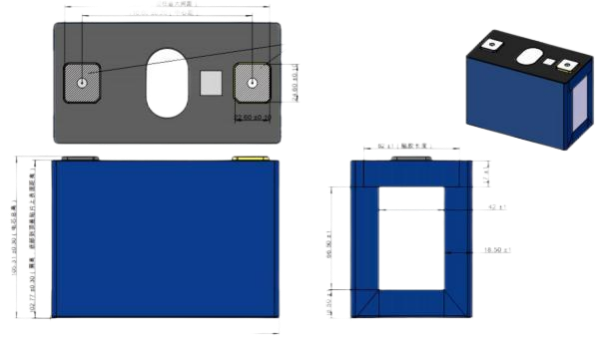 nmc battery size