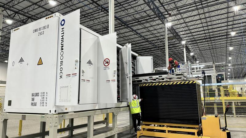 HiTHIUM Texas Plant Ships First ESS Units