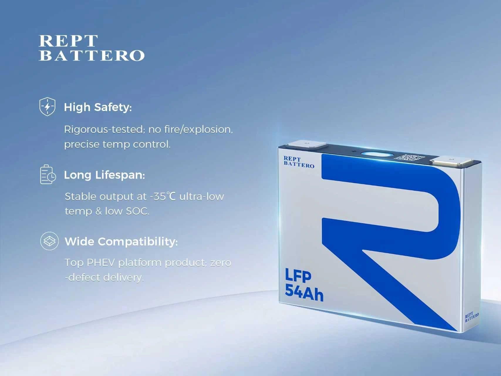 54ah lifepo4 ev battery cell