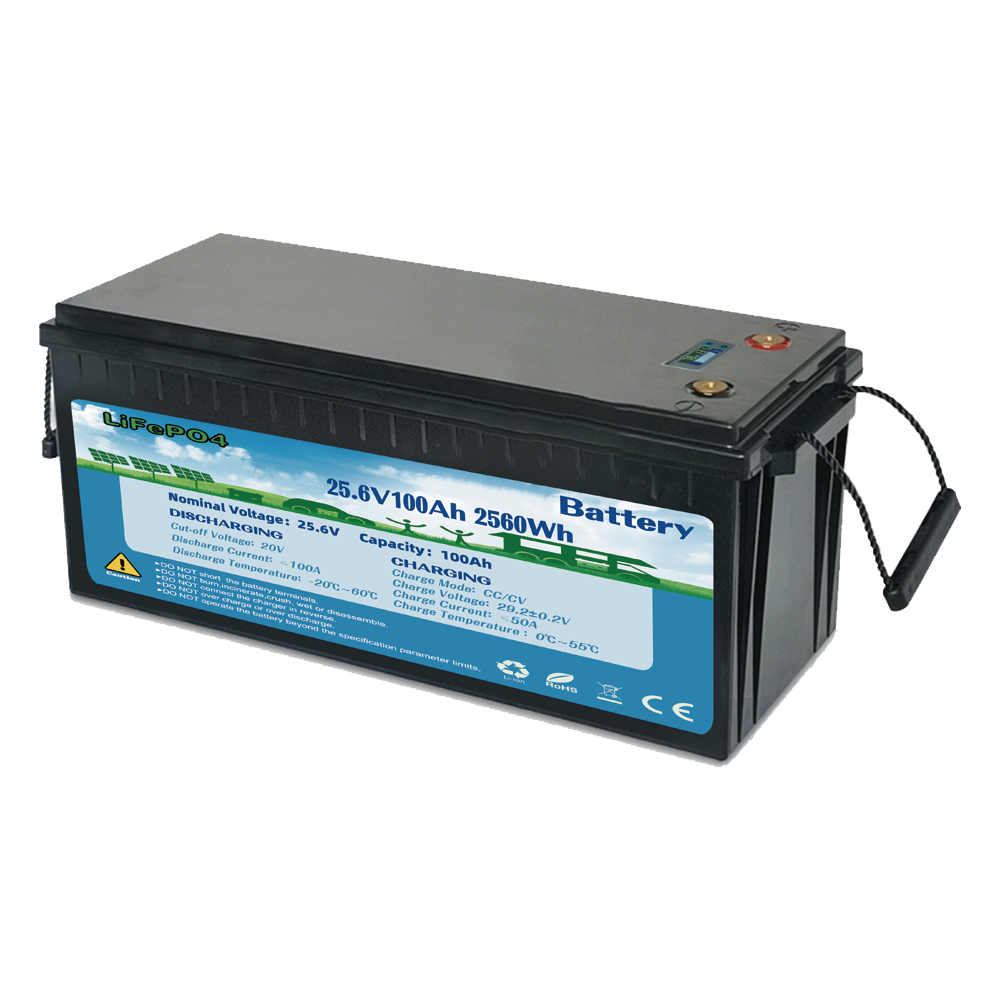 25.6V 100Ah Replace Lead acid Lithium Battery Pack Built-in BMS management system