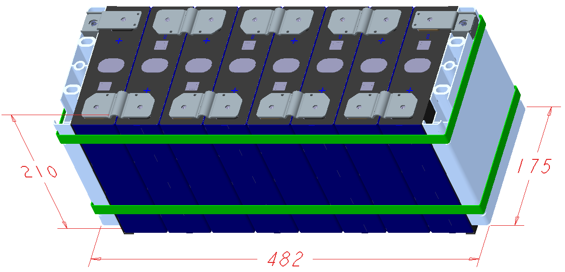 24V lifepo4 battery 24V 206Ah Battery Module 