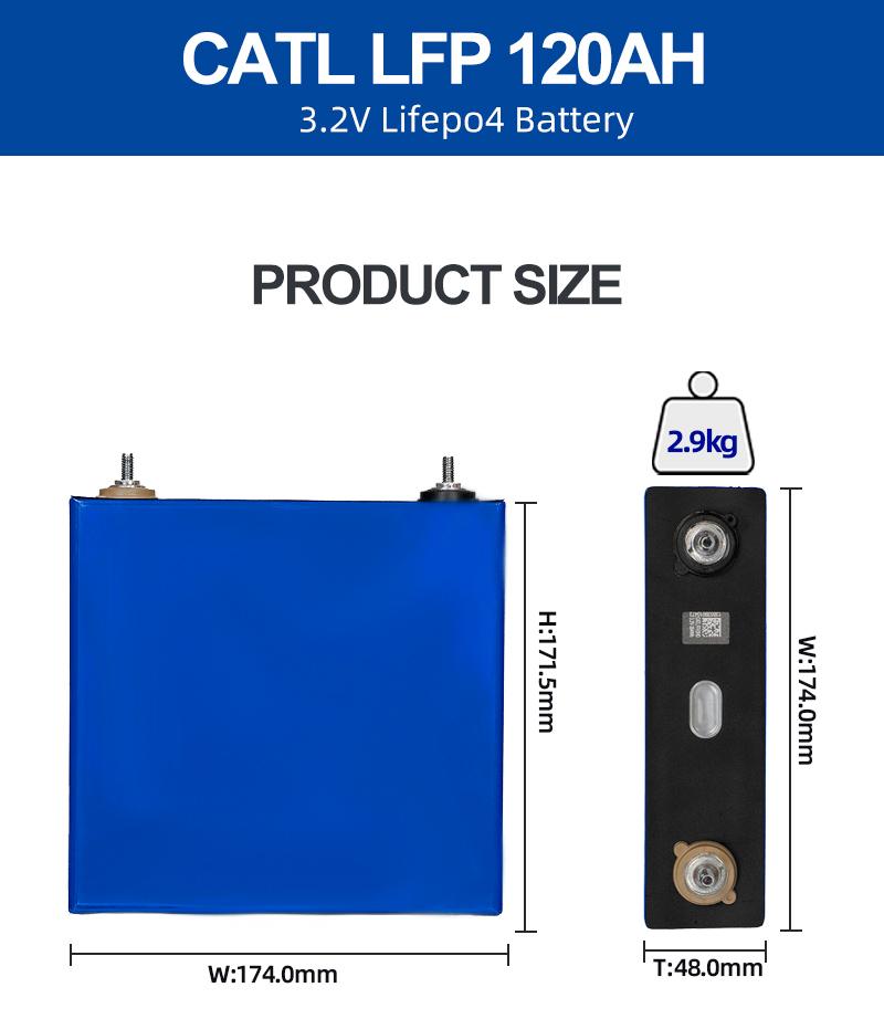 CATL Rechargeable Baterry 120AH LiFePO4 Battery 24V Lithium Battery Pack For Scooter Electric Boat Forklift EV RV