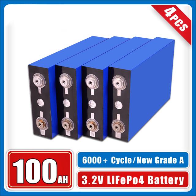 3.2V 100Ah Cell Sinopoly Lifepo4 Battery Lithium Iron Phosphate Batteries for Diy12V 24V Pack