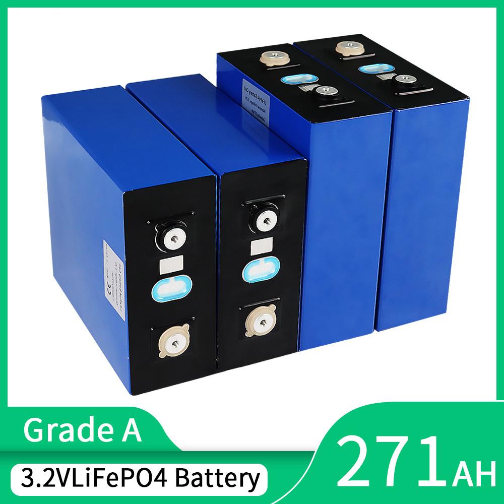 3.2V 271AH LiFePO4 Battery Grade A Rechargeable Battery Lithium Iron Phosphate Cell