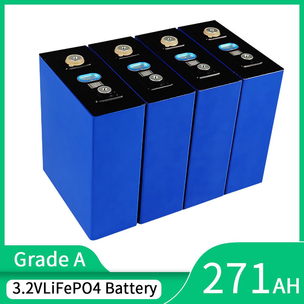 3.2V 271AH LiFePO4 Battery Grade A Rechargeable Battery Cell