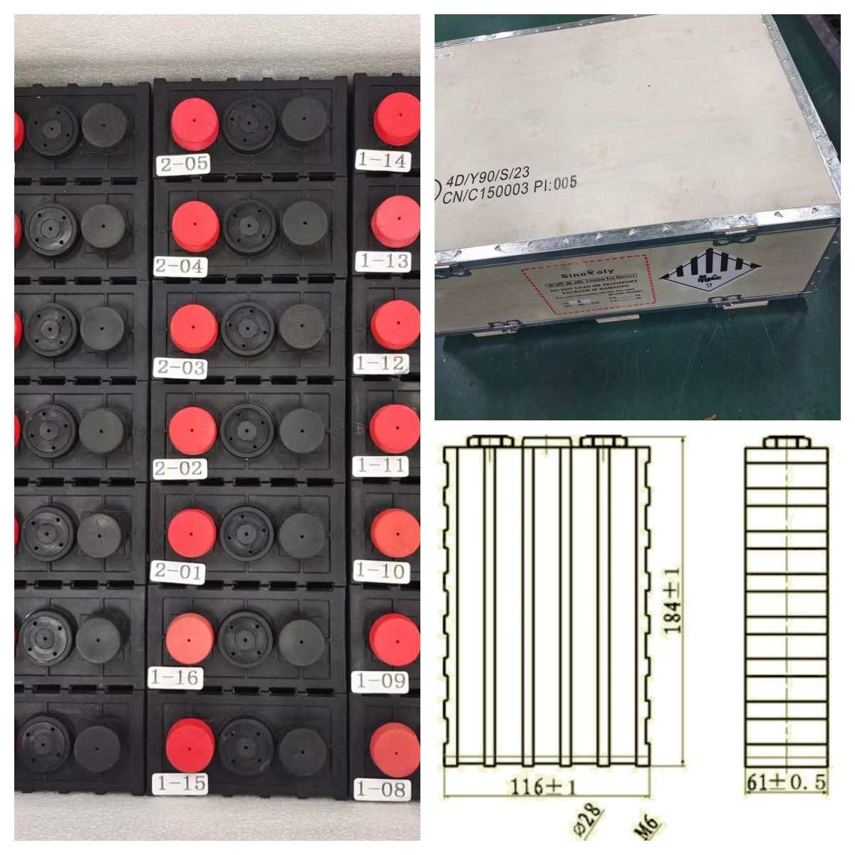 3.2V 60Ah Sinopoly Battery LiFePO4 Cells Were Shipped To Denmark