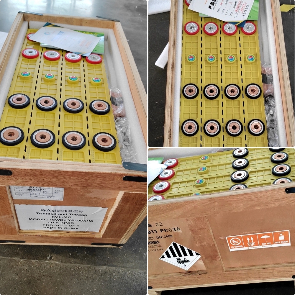 Packaging-4pcs 700Ah cells