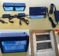 12.8V 8Ah lithium battery pack and 14.6V 2A charger to UAE