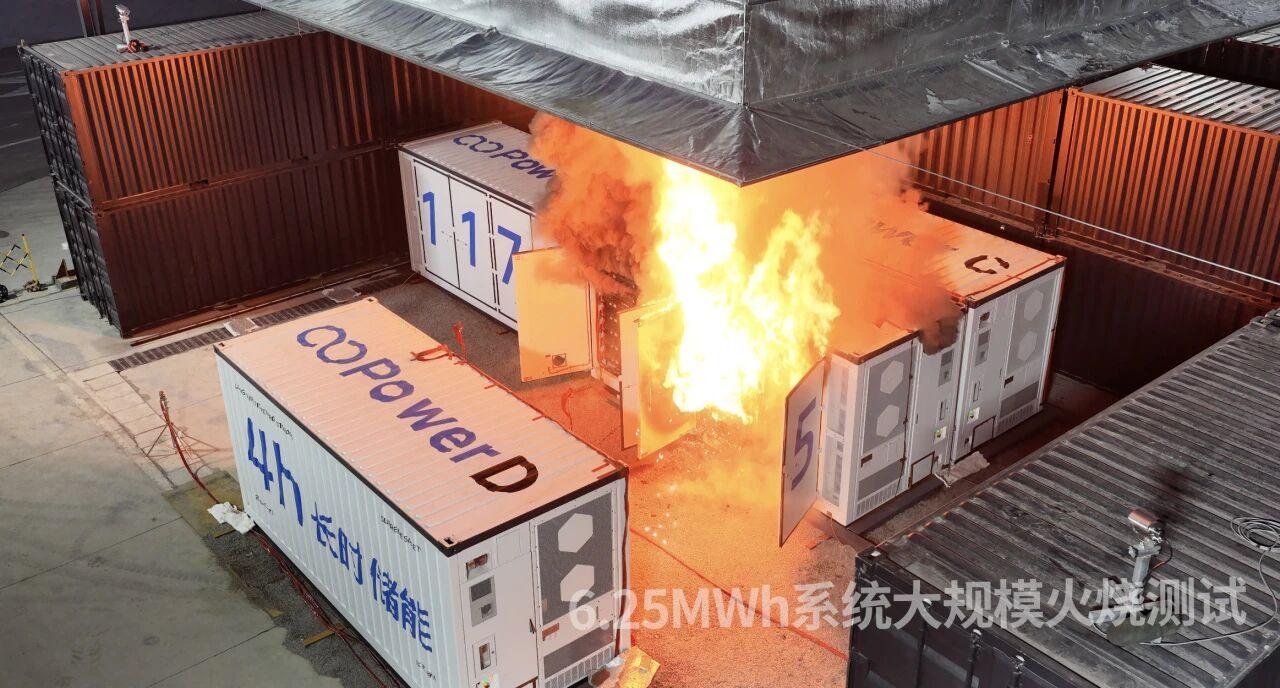 HiTHIUM Validates 6.25MWh LDES Safety in World-First Open-Door Fire Test