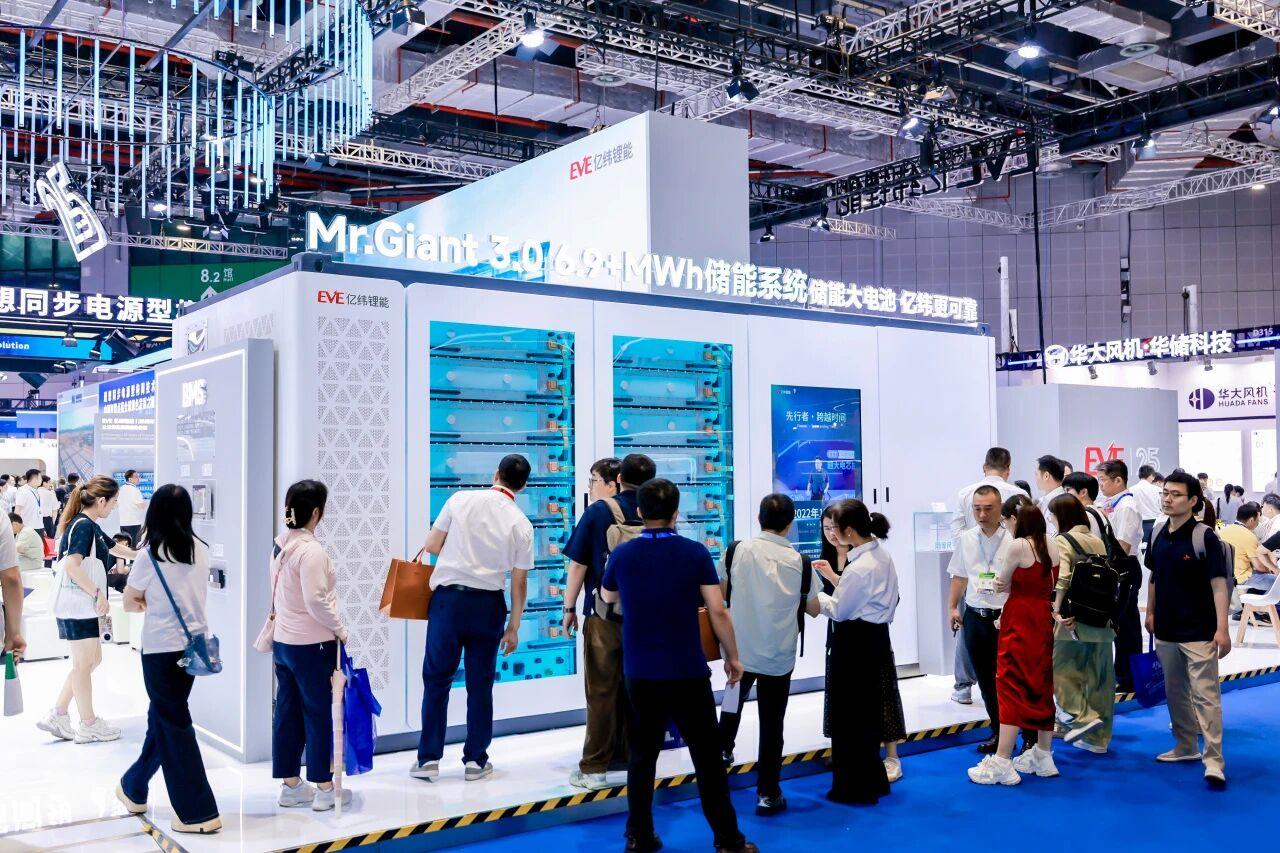EVE Energy Lands 67GWh+ Orders with 6.9+MWh Storage at SNEC 2026