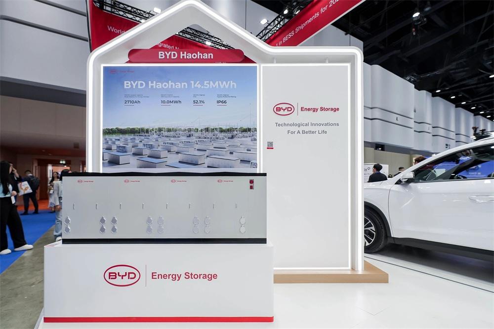 BYD Energy Storage Unveils Haohan and Residential Systems at Thailand's ASEW 2026