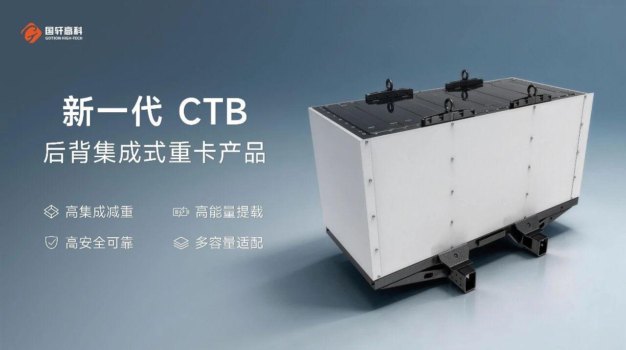 Gotion Launches CTB Heavy-Truck Battery, Cuts 400 kg